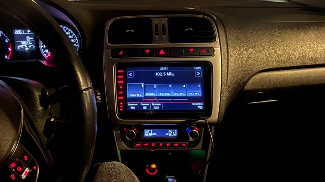 Установка магнитолы RCD880PRO в VW Polo Sedan с подключение к Can шине климата и эксперименты с Can