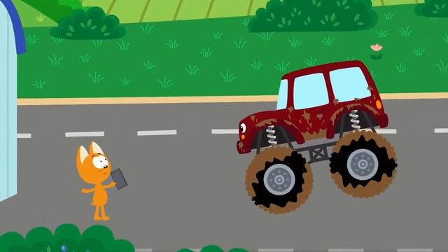 автомойка котенок коте новинка 2021 песенка мультик для детей .