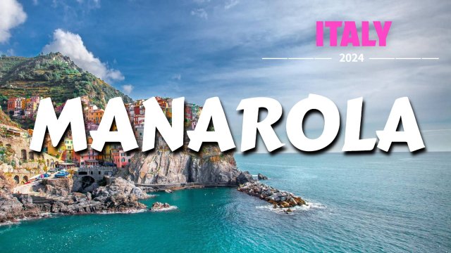 Манарола, Чинкве-Терре, Италия Пешеходная экскурсия в формате 4K HDR под проливным дождем и ветром