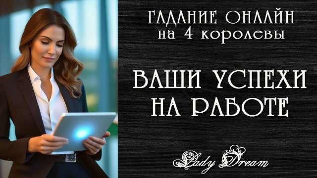 🙋 БУДЕТ ли ПОВЫШЕНИЕ на РАБОТЕ таро 4 королевы гадание онлайн на картах Lady Dream
