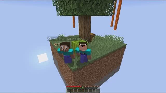 НУБ И ПРО ВЫЖИВАЮТ НА ЛЕТАЮЩИХ ОСТРОВАХ В МАЙНКРАФТ! MINECRAFT!