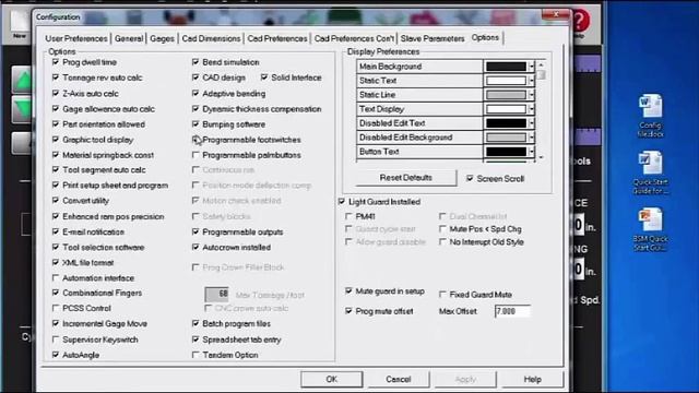 Bend Sim Software - Installation and Configuration Guide