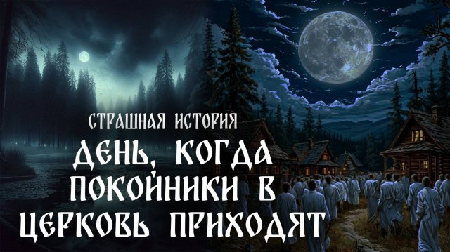Страшная история "День, когда покойники в церковь приходят"