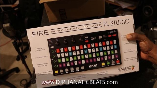 First Look Akai FL Studio Fire w/ dj phanatic beats