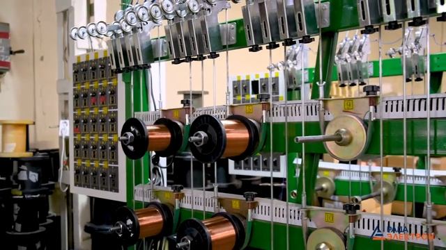 Работа литцендратной машины