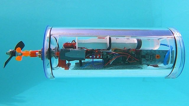 Строительство подводной лодки 4.0 на базе LEGO - автоматический контроль глубины