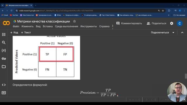 Урок 7 Метрики качества для задач классификации