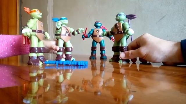 Черепашки-Ниндзя игрушки/мультик из игрушек Черепашки-Ниндзя/игра