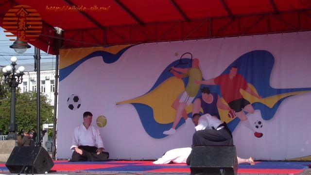 Айкидо в Омске. Показательное выступление