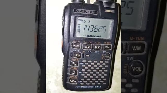 Выход в космос . Yaesu VX-3r