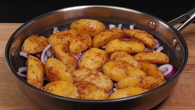 Я жарила картошку как обычно, пока не увидела этот рецепт.