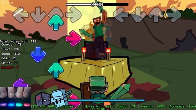 Friday Night Funkin' - Herobrine Reborn (FNF MODS)