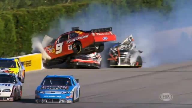 Топ-5 аварий NASCAR в Поконо