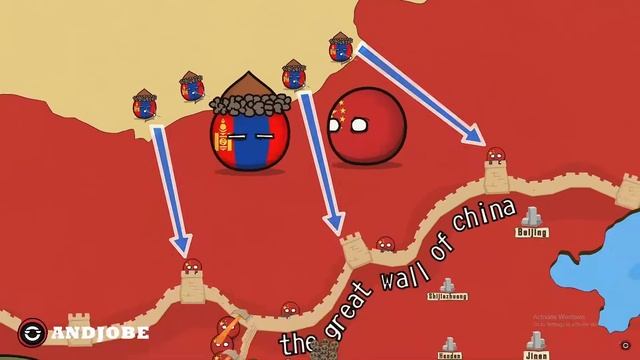 Zombies in Asia|The Great Wall Attacked|Episode 2|CountryBalls