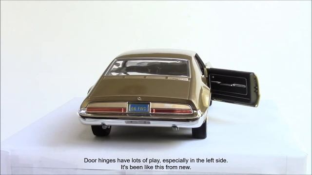 Oldsmobile Toronado 1966 Yatming Road Signature Collection 1/18 scale model