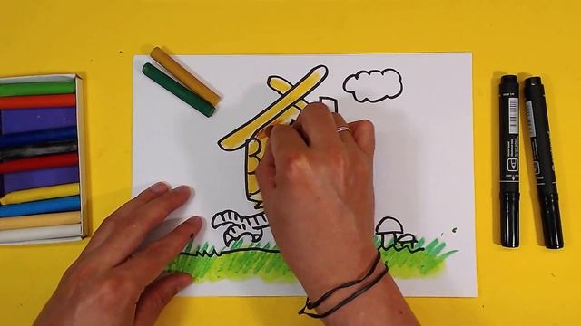 Как нарисовать ИЗБУШКУ на курьих ножках - уроки рисования от РыбаКит