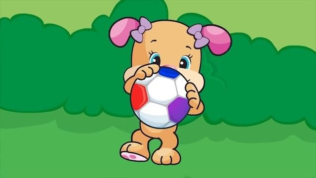 Мультик для детей для самых маленьких Игры с футбольным мячом