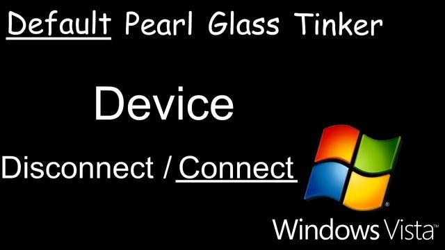 Windows Vista Theme Sounds Comparison (Default, Pearl, Glass and Tinker)