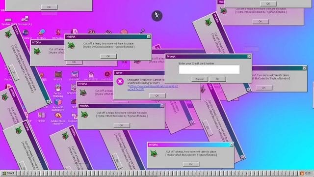Windows 93 Crazy Error + hydra.exe