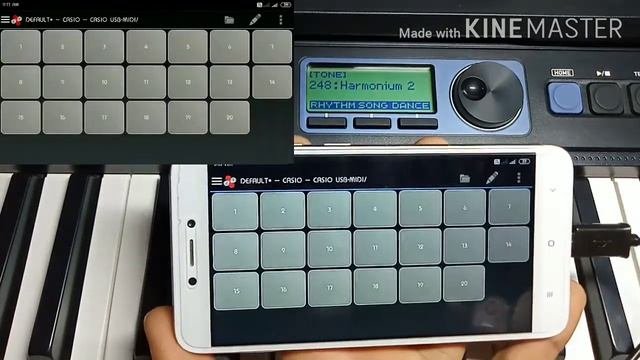 Casio ct s300 connect with MIDI Commander mobile app {ALL CASIO SERIES SAME PROCESS)