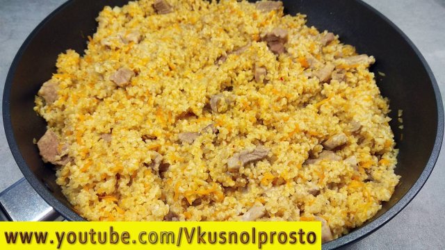 ОЧЕНЬ ВКУСНО И СЫТНО 👍 Полтавская ПШЕНИЧНАЯ КАША С МЯСОМ ❕✔👍👩🍳