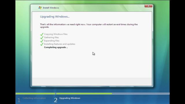 Installing Windows Vista build 5600