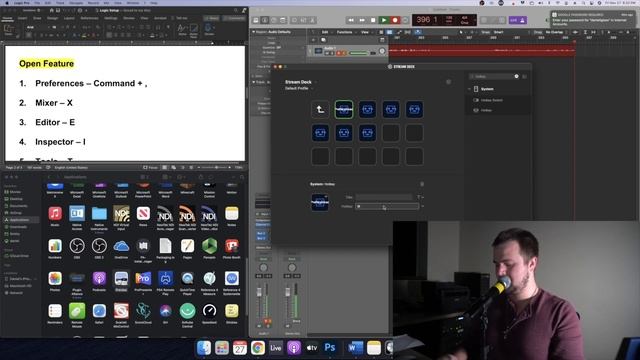 How to use Elgato Stream Deck with Logic Pro: Setup Stream Deck Hotkeys with Logic Pro