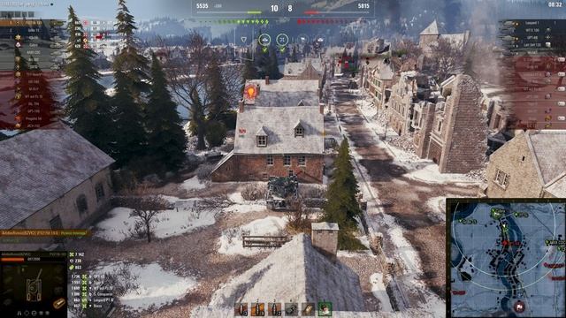 [Fermani wot] FV215b 183 Король ваншотов выехал на охоту! Вот на что способен этот танк в бою wot