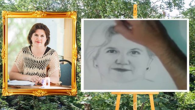 Портрет по фотографии - ролик и портрет можно заказать