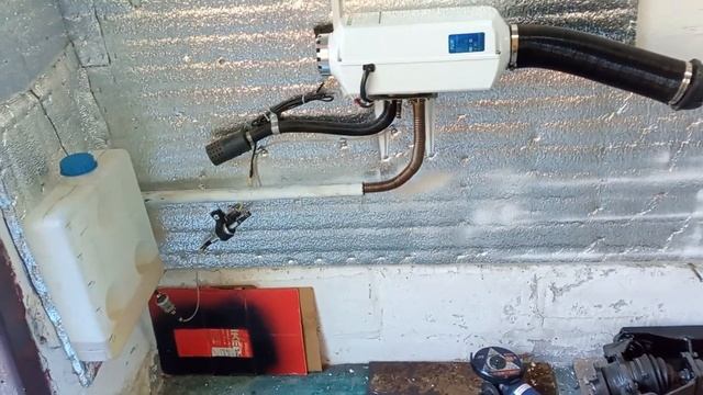 автономка затруднённый запуск,не стоит ставить радиатор на выхлоп.