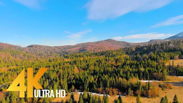 Spring Beauty of the Carpathian Mountains from Above - 3 HOUR Drone Footage + Calming Music