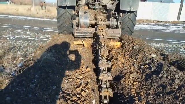 Работа Барой на базе МТЗ 82(2)