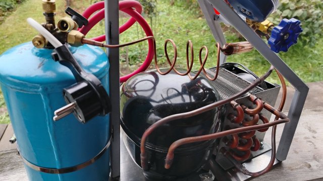 Станция эвакуации фреона, своими руками.
