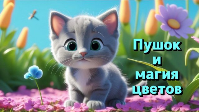Сказки на ночь для малышей |Котик и магия цветов | Сонные сказки | Слушать сказки перед сном