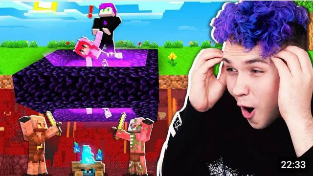 ПЕРВЫЙ РАЗ в АДУ 😂 МОЯ Девушка НАЧАЛА ИГРАТЬ В МАЙНКРАФТ 🤡 Первый раз #7 @yes_wel
