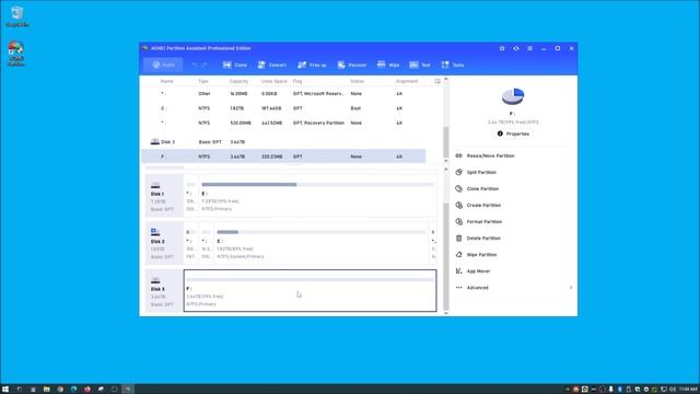 Aoemi Partition Assistant for Windows review and tutorial