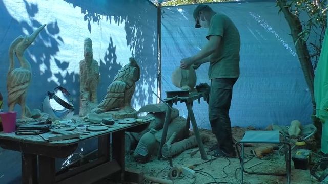 птицы из пеньков часть 2 (или рыдания с бензопилой)