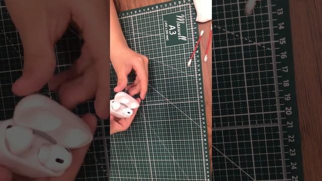 Чистка Air pods pro 2 #asmr #airpods#