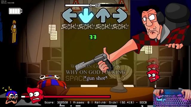 FNF | Vs FNAF 2 BONED ~ WHAT WAS THAT | !!High effort!! + Mechanic | Mods/Hard/Gameplay |