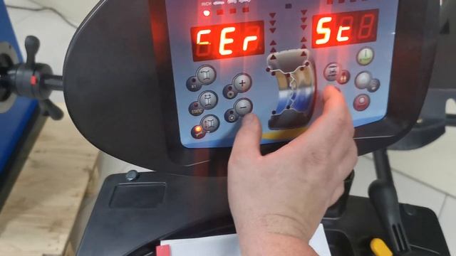 Балансировочный станок Nordberg 4525 как включить лазерную линию