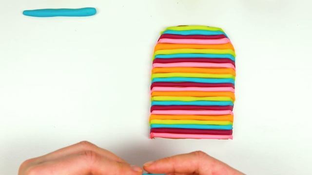 Лепим Мороженое из PlayDoh. Учим цвета на Английском.
