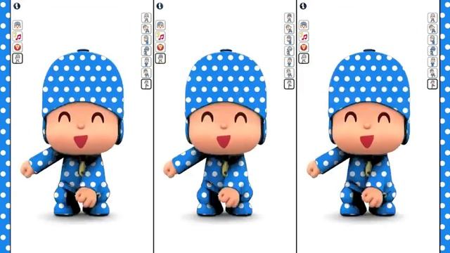 Pocoyo! Talking Pocoyo! ✿◕ ‿ ◕✿ Learn Animals! Names & Sounds for kids! Learning Videos ! New 2017