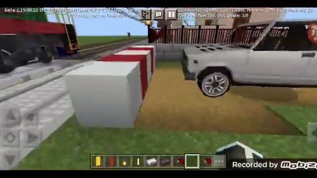 ПРОБКА НА ПЕРЕЕЗДЕ!работаю дежурным по переезду в Майнкрафт!