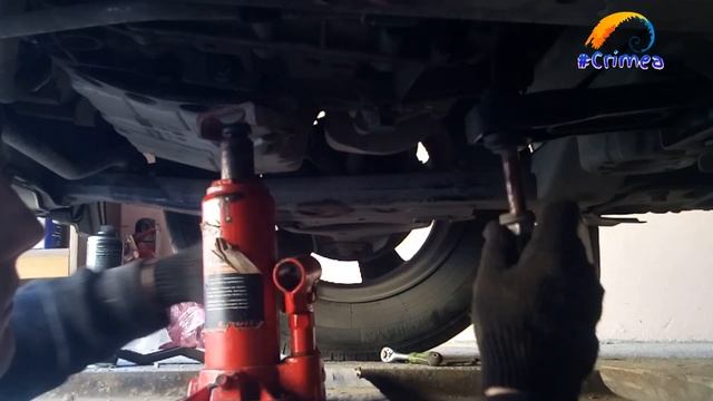 Замена задней опоры двигателя на Renault Duster