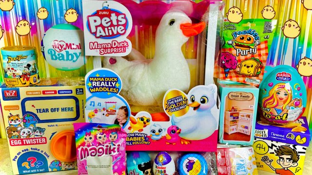 MIX Сюрпризов! Pets Alive Mama Duck Surprise, Zuru My Mini Baby, Magiki, Lol Surprise, Lost Kitties