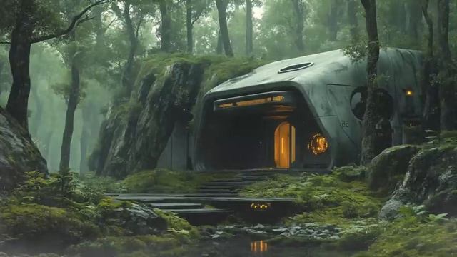 💿👽LONG Outpost DAYS 2 __ Dark Ambient Focus Music [ALONE]