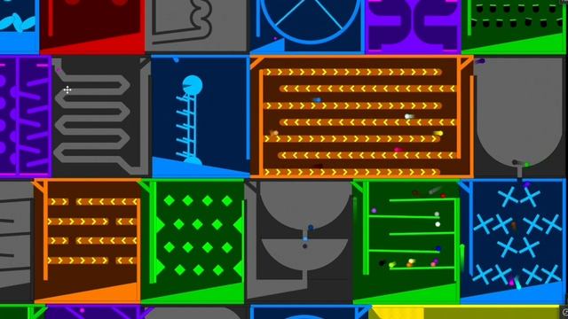 39. Гонка цветных шариков. Этап 1| The Colorful Marble Race | Кто победит?