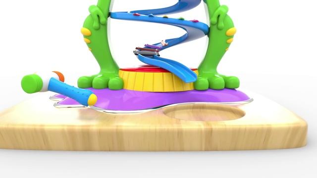 Изучаем цвета с помощью деревянных развивающих игрушек