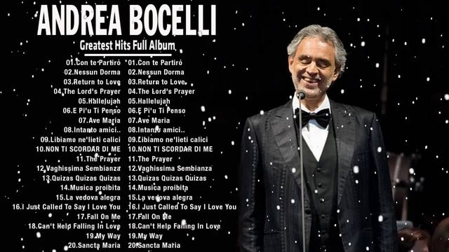 Best Opera Music Of Andrea Bocelli - Andrea Bocelli New Songs Playlist 2022