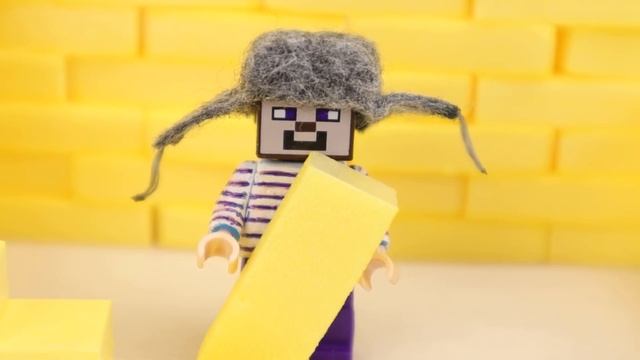 ДВУХ ЭТАЖНЫЙ ДОМИК ИЗ ЖЕЛТЫХ КИРПИЧЕЙ ДЛЯ НУБА из Майнкрафт! Как сделать мини коттедж своими руками!